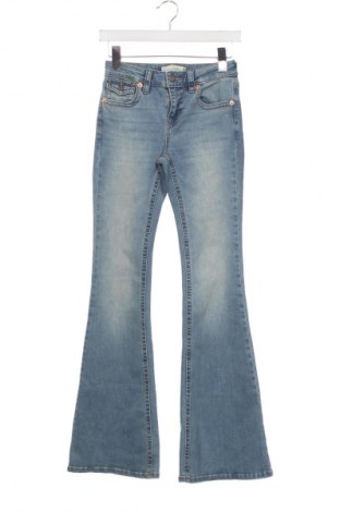 Blugi de femei Stradivarius, Mărime XS, Culoare Albastru, Preț 73,00 Lei