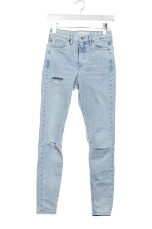 Damskie jeansy Topshop, Rozmiar XS, Kolor Niebieski, Cena 130,26 zł
