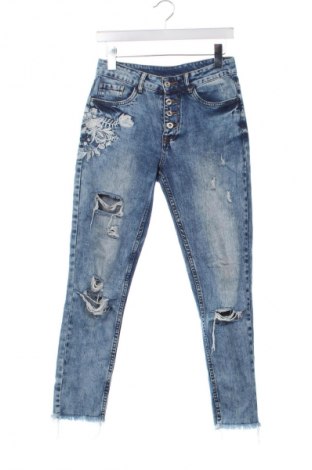 Damskie jeansy Unbranded, Rozmiar XS, Kolor Niebieski, Cena 68,33 zł