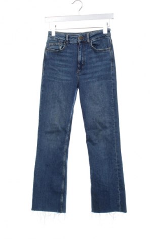 Blugi de femei Zara, Mărime XS, Culoare Albastru, Preț 68,30 Lei