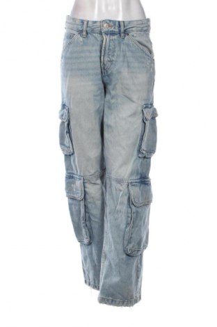 Damskie jeansy Zara, Rozmiar S, Kolor Niebieski, Cena 63,62 zł