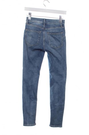 Blugi de femei Zara, Mărime XXS, Culoare Albastru, Preț 68,30 Lei