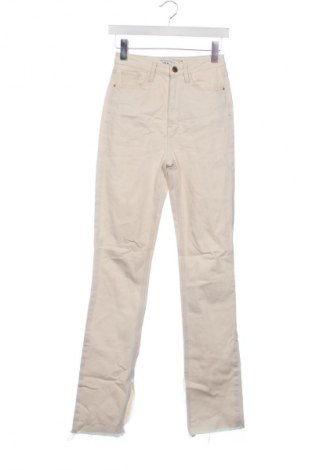 Blugi de femei Zara, Mărime XS, Culoare Bej, Preț 88,99 Lei