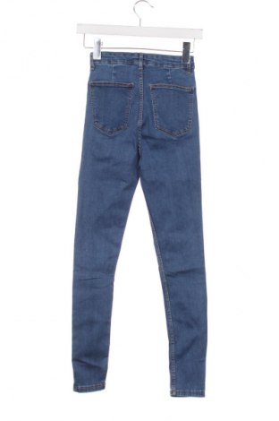 Damskie jeansy Zara, Rozmiar XS, Kolor Niebieski, Cena 63,34 zł