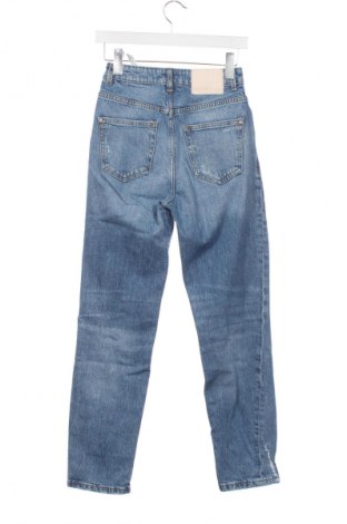 Дамски дънки Zara, Размер XS, Цвят Син, Цена 39,59 лв.