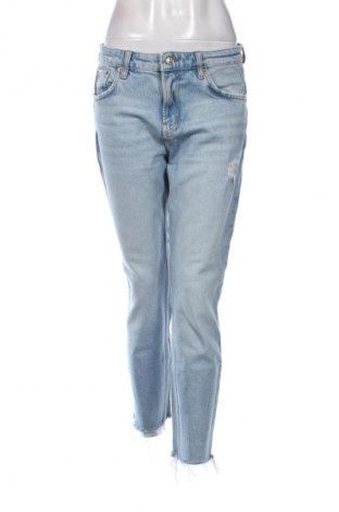 Damskie jeansy Zara, Rozmiar M, Kolor Niebieski, Cena 63,62 zł