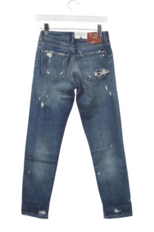 Blugi de femei Zara, Mărime XS, Culoare Albastru, Preț 198,74 Lei