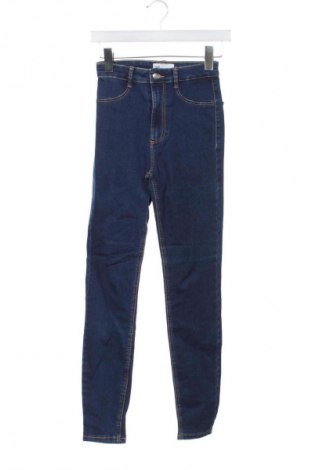 Damskie jeansy Zara, Rozmiar XS, Kolor Niebieski, Cena 88,99 zł
