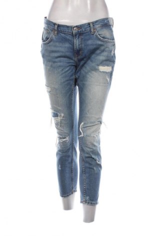 Blugi de femei Zara Home, Mărime M, Culoare Albastru, Preț 73,36 Lei