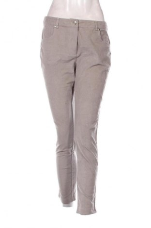 Pantaloni de velvet de femei Alba Moda, Mărime M, Culoare Gri, Preț 130,41 Lei