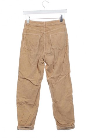 Damen Cordhose Bershka, Größe XS, Farbe Beige, Preis € 14,83