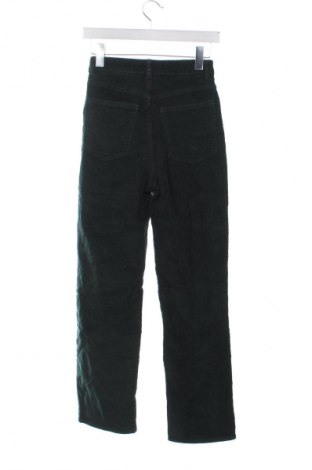 Damskie sztruksy H&M, Rozmiar XS, Kolor Zielony, Cena 67,41 zł