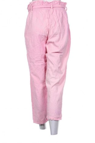 Pantaloni de velvet de femei Lucy & Yak, Mărime M, Culoare Roz, Preț 121,00 Lei