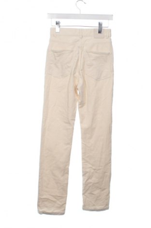 Pantaloni de velvet de femei Massimo Dutti, Mărime XS, Culoare Ecru, Preț 129,99 Lei
