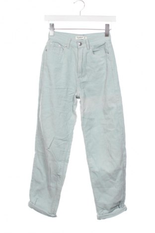 Női kordbársony nadrág Pull&Bear, Méret XXS, Szín Kék, Ár 6 007 Ft