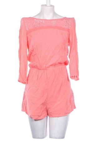 Damski krótki kombinezon Bershka, Rozmiar M, Kolor Różowy, Cena 127,99 zł