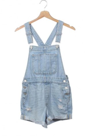 Kurzer Damenoverall Bershka, Größe XS, Farbe Blau, Preis € 23,02