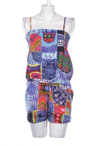 Дамски къс гащеризон Desigual, Размер M, Цвят Многоцветен, Цена 62,99 лв.