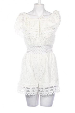 Kurzer Damenoverall Unbranded, Größe S, Farbe Weiß, Preis 26,99 €
