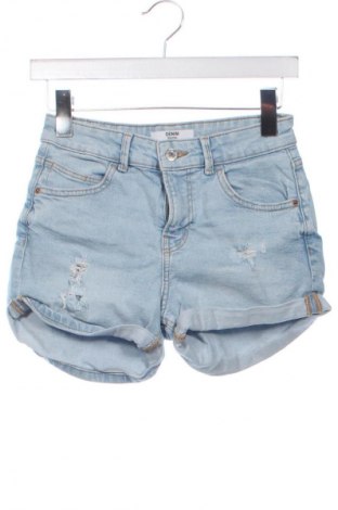 Дамски къс панталон Bershka, Размер XS, Цвят Син, Цена 19,00 лв.