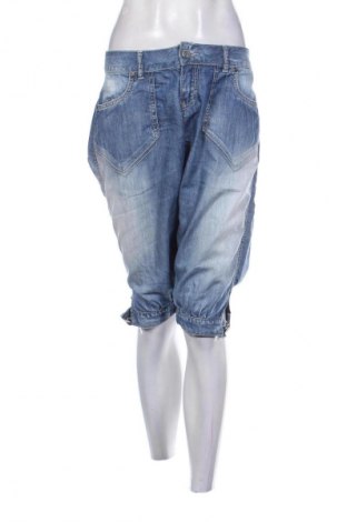 Pantaloni scurți de femei Glamour, Mărime XL, Culoare Albastru, Preț 53,56 Lei