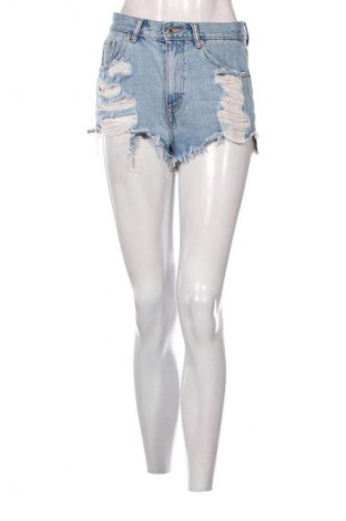 Pantaloni scurți de femei Pull&Bear, Mărime S, Culoare Albastru, Preț 51,62 Lei