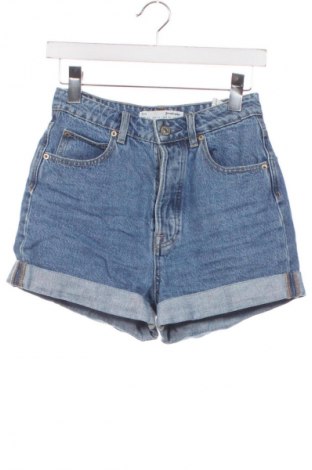 Pantaloni scurți de femei Stradivarius, Mărime XXS, Culoare Albastru, Preț 48,31 Lei