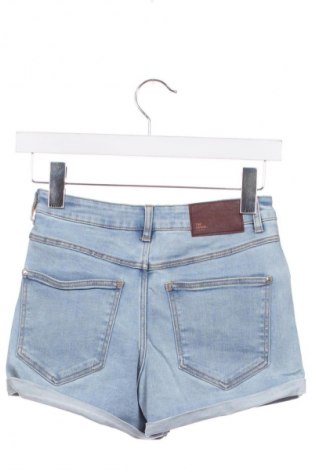 Дамски къс панталон Zara, Размер XS, Цвят Син, Цена 12,99 лв.