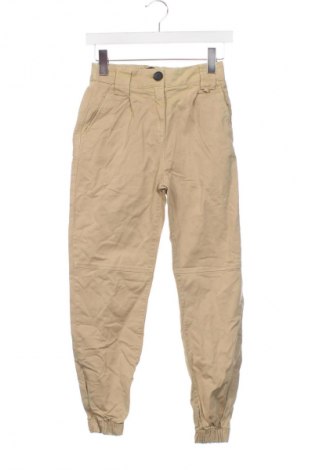 Damenhose Bershka, Größe XS, Farbe Beige, Preis 20,99 €