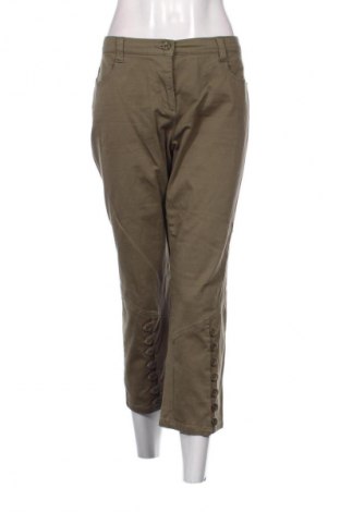 Pantaloni de femei Bpc Bonprix Collection, Mărime L, Culoare Verde, Preț 74,81 Lei