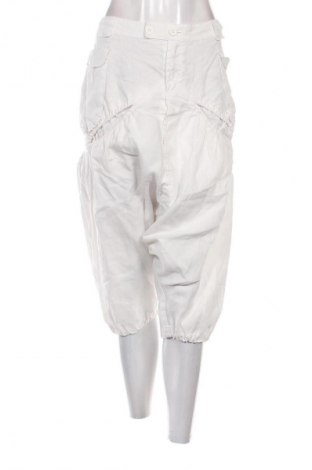 Pantaloni de femei Desigual, Mărime L, Culoare Alb, Preț 451,68 Lei