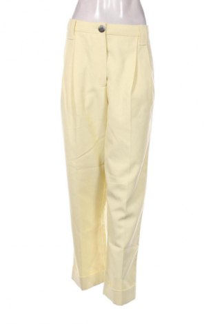 Pantaloni de femei Ganni, Mărime S, Culoare Galben, Preț 519,99 Lei