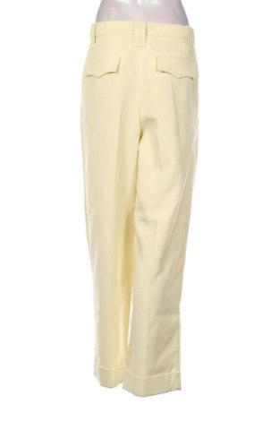 Pantaloni de femei Ganni, Mărime S, Culoare Galben, Preț 519,99 Lei