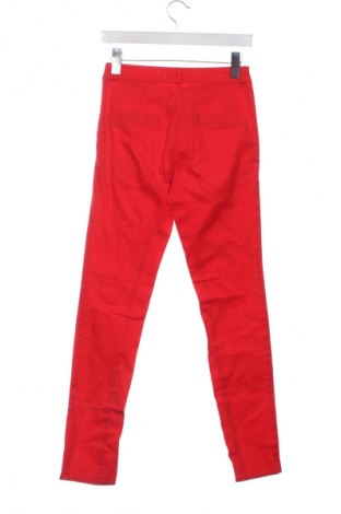 Damskie spodnie H&M, Rozmiar XS, Kolor Czerwony, Cena 37,99 zł