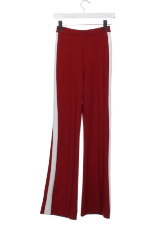 Pantaloni de femei H&M, Mărime XS, Culoare Roșu, Preț 102,62 Lei
