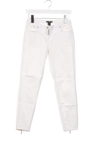 Pantaloni de femei H&M, Mărime XS, Culoare Alb, Preț 78,41 Lei