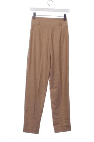 Дамски панталон H&M x Giuliva Heritage, Размер XXS, Цвят Кафяв, Цена 46,00 лв.
