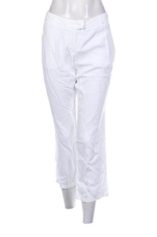Pantaloni de femei Mariella Burani, Mărime L, Culoare Alb, Preț 154,40 Lei
