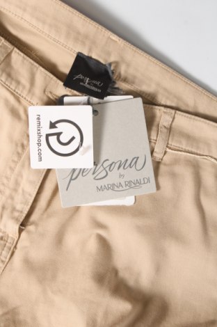 Γυναικείο παντελόνι Persona by Marina Rinaldi, Μέγεθος XL, Χρώμα  Μπέζ, Τιμή 204,99 €