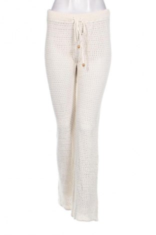 Damenhose Pull&Bear, Größe L, Farbe Ecru, Preis 8,99 €