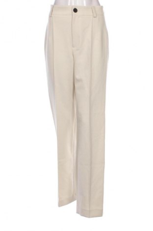 Damskie spodnie Zara, Rozmiar S, Kolor ecru, Cena 134,97 zł