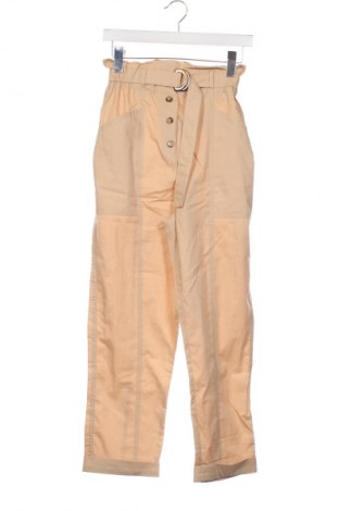 Pantaloni de femei Zara, Mărime XS, Culoare Bej, Preț 73,36 Lei