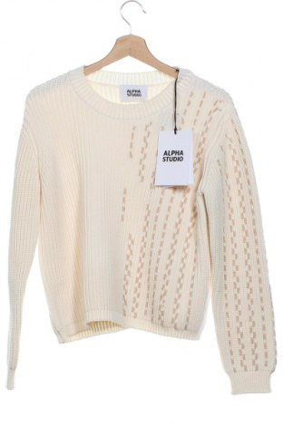 Damenpullover Alpha Studio, Größe M, Farbe Ecru, Preis € 154,99