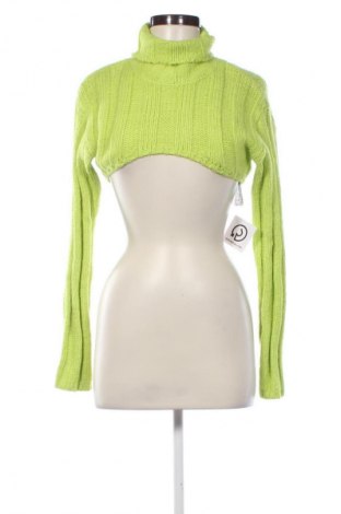 Pulover de femei Bershka, Mărime S, Culoare Verde, Preț 73,00 Lei