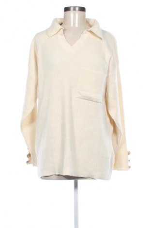 Damski sweter Unbranded, Rozmiar M, Kolor ecru, Cena 68,33 zł