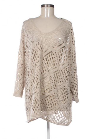 Damenpullover Unbranded, Größe 4XL, Farbe Beige, Preis 14,71 €