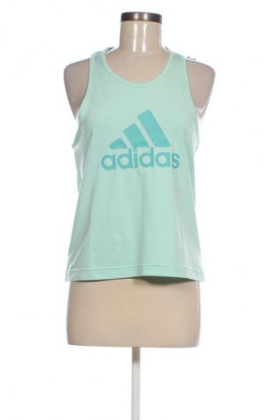 Γυναίκειο αθλητικό τοπ Adidas, Μέγεθος S, Χρώμα Μπλέ, Τιμή 21,99 €