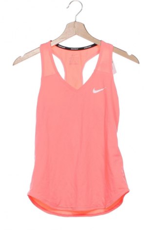 Дамски спортен топ Nike, Размер XS, Цвят Оранжев, Цена 27,99 лв.