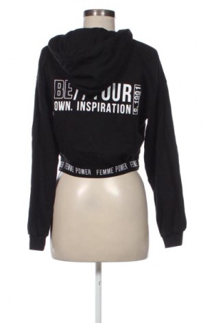 Damen Sweatshirt Bershka, Größe S, Farbe Schwarz, Preis 14,71 €