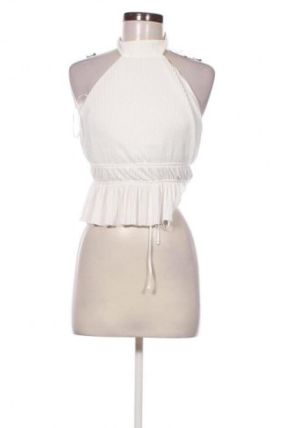 Top de femei Bershka, Mărime S, Culoare Alb, Preț 73,36 Lei